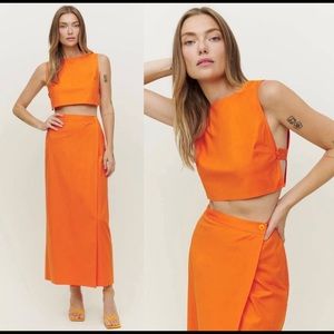 REFORMATION Mylie Two Piece Set